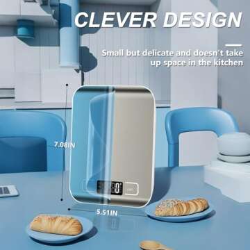 Precision Food Scale for Baking and Cooking Essentials