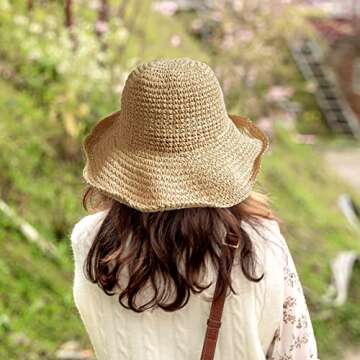 Stylish Women's Straw Bucket Hat for Ultimate Sun Protection
