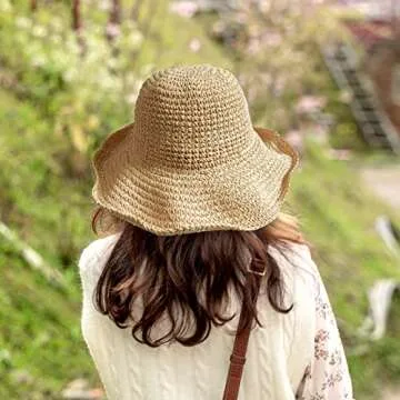 Stylish Women's Straw Bucket Hat for Ultimate Sun Protection