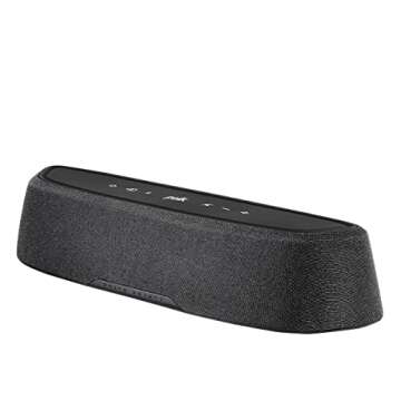 Polk MagniFi Mini AX Sound Bar with Wireless Subwoofer, Dolby Atmos and DTS:X Certified, Polk's Patented VoiceAdjust & SDA Technologies, Ultra-Compact Design, Easy Setup, Black