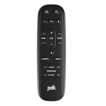 Polk MagniFi Mini AX Sound Bar with Wireless Subwoofer, Dolby Atmos and DTS:X Certified, Polk's Patented VoiceAdjust & SDA Technologies, Ultra-Compact Design, Easy Setup, Black