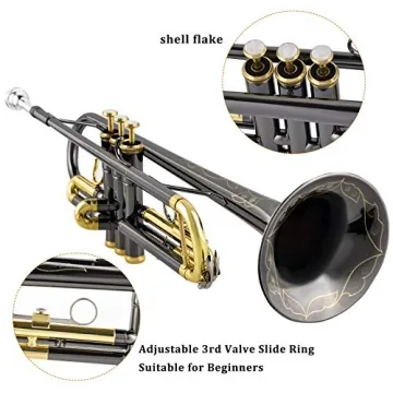 EASTROCK Bb Trumpet Set with Case & Accessories