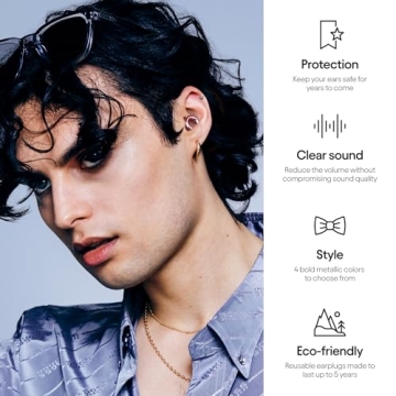 Loop Experience Ear Plugs for Concerts with Noise Reduction