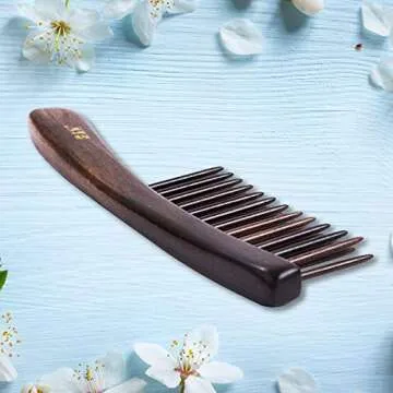 TAN MUJIANG Anti-Static Wooden Hair Comb for All Hair Types