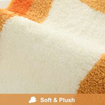 HAOCOO Orange Bathroom Rugs Non Slip Washable, Soft Plush Irregular Shape Non Slip Bath Mat,Microfiber Machine Washable Floor Mat Carpet for Bath Sink Tub Shower