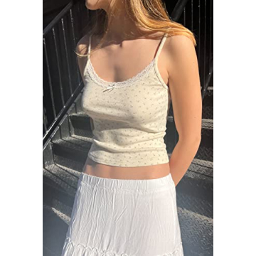 Stylish Women Y2K Floral Print Camisole for Summer