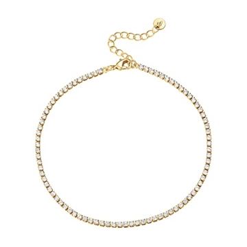 PAVOI 14K Gold Plated Anklet - Elegant & Durable Design