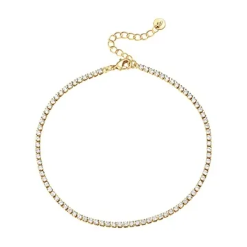 PAVOI 14K Gold Plated Anklet - Elegant & Durable Design