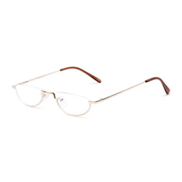 Lynwood Half Moon Readers Unisex 2.50 Gold Frame