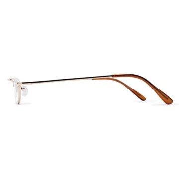 Lynwood Half Moon Readers Unisex 2.50 Gold Frame