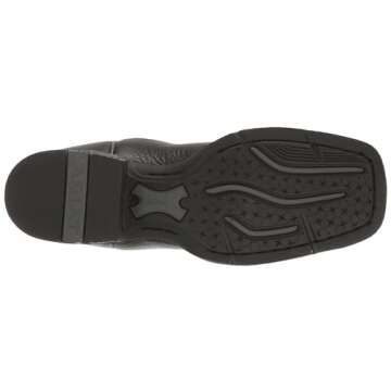 ARIAT BMVY9 Womens Round Up Remuda Western Boot Black Deertan 8.5