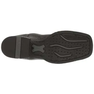 ARIAT BMVY9 Womens Round Up Remuda Western Boot Black Deertan 8.5