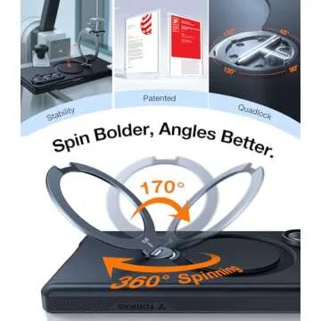 TORRAS 360° Spin Magnetic Stand Case for Galaxy Z Fold 7