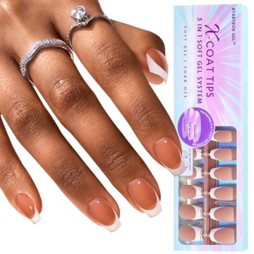 BTArtboxnails French Tip Soft Gel Nails - 320pcs