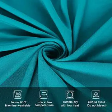 BIFENBI Stretch Spandex Table Cover for 6FT Tables