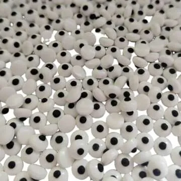 Eastron Edible Mini Candy Eyeballs Eyes Cake Cupcake Toppers Cookie Decorations Dessert Sprinkles for Halloween Christmas Birthday Party Supplies 2.82 Ounce