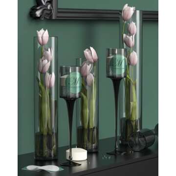 MUNBYN 2 Inch Green Transparent Thermal Labels - 500 Count