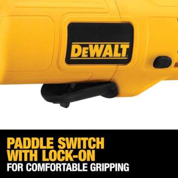 DEWALT Die Grinder, Corded, 1-1/2-Inch, 4.2-Amp, 25,000 RPM, AC/DC Capacity (DWE4887)