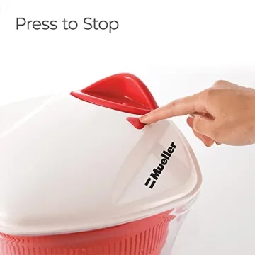 MUELLER 5L Salad Spinner with Lockable Colander and Easy Drain