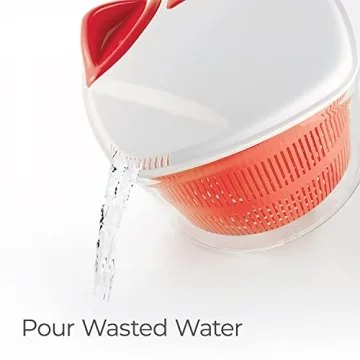 MUELLER 5L Salad Spinner with Lockable Colander and Easy Drain