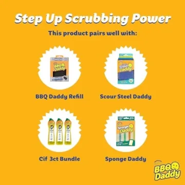 BBQ Daddy Bristle-Free Temperature-Controlled Grill Brush