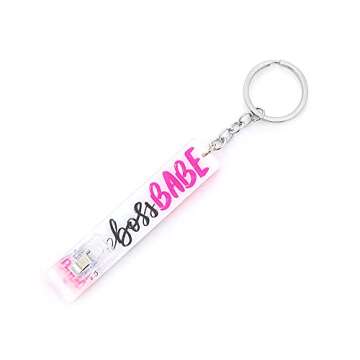 YANGMEI Credit Card Puller, Cute Acrylic Debit Bank Card Grabber for Long Nails ATM Keychain Card Clip For Long Nails Keychain (pink5) 3*4cm