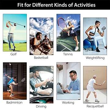 CAMBIVO Elbow Compression Sleeves for Pain Relief