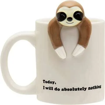 Funny Sloth Coffee Mug for Unique Gifts