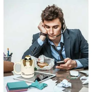 Funny Sloth Coffee Mug for Unique Gifts