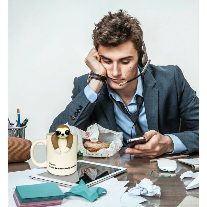 Funny Sloth Coffee Mug for Unique Gifts