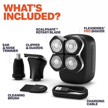 Freebird FlexSeries Pro Electric Head Shaver for Bald Men