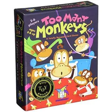 Gamewright Too Many Monkeys Multi-colored, 5"