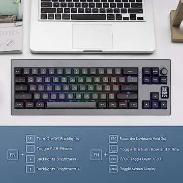 EPOMAKER Shadow-X Gasket Mechanical Keyboard with Screen