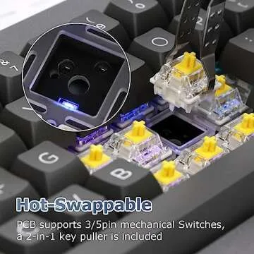 EPOMAKER Shadow-X Gasket Mechanical Keyboard with Screen