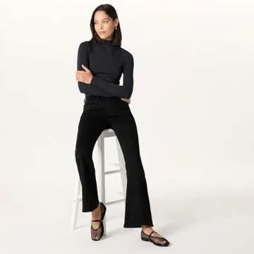 The Drop Women's Katy Mary Jane Flat Black Fishnet, 8