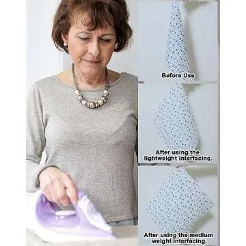 Cotton Woven Fusible Interfacing for Sewing Crafts