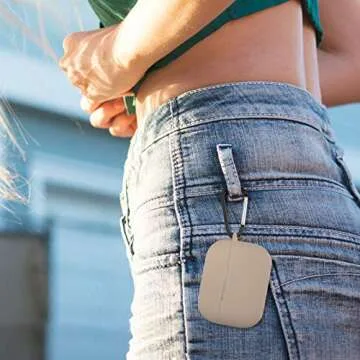 Stylish Silicone Case for AirPods Pro with Keychain