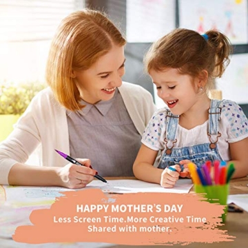 ZSCM 60 Colors Duo Tip Brush Markers for Creative Art