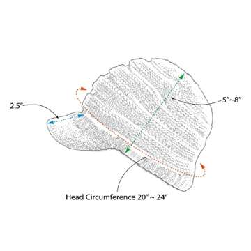 C.C Hatsandscarf Exclusives Women's Chunky Criss-Cross Ponytail Ribbed Knit Hat with Brim (CCB-2) (# Criss-Cross-Neon Orange)