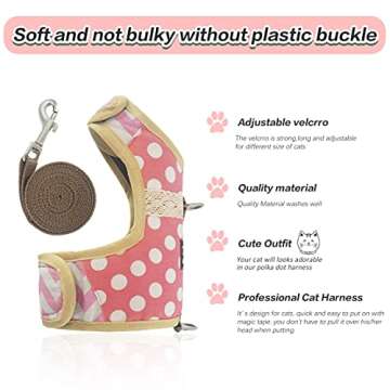 Yizhi Miaow Cat Harness - Escape Proof Stylish Vest
