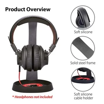 Avantree Premium Headphone Stand with Cable Holder