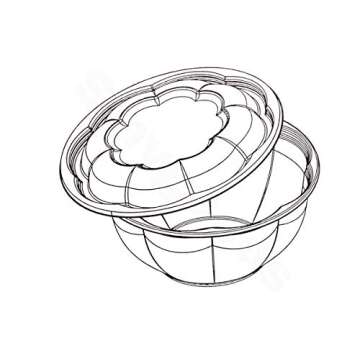 Smygoods Disposable Plastic Salad Bowls with Airtight Lids (Pack of 50-32 oz) Ideal for Meal Prep, Takeout, Catering, Parties, Picnics, and Food Storage, Stackable, Leak-Proof