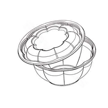 Smygoods Disposable Plastic Salad Bowls with Airtight Lids (Pack of 50-32 oz) Ideal for Meal Prep, Takeout, Catering, Parties, Picnics, and Food Storage, Stackable, Leak-Proof