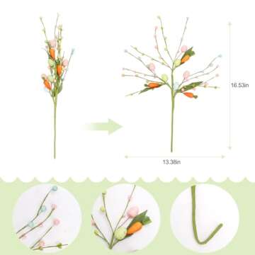 HOHOTIME Easter Decorations for Festive Home Decor