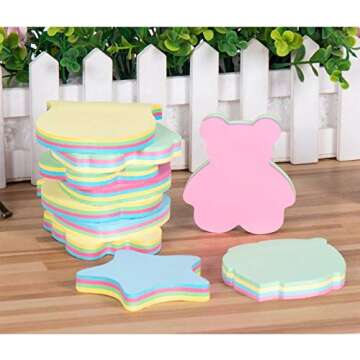 Vibrant ZCHING Sticky Notes in Fun Shapes for Everyone