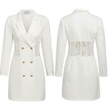 Adogirl Stylish Blazer Dress for Women Office Casual