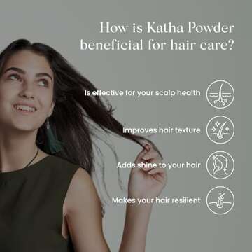 100% Natural Katha Powder - Acacia Catechu - For Natural Hair Conditioning and coloring - 227 Grams / 0.5 LB / 08 Oz - Processed in FDA registered facility