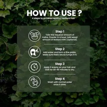 100% Natural Katha Powder - Acacia Catechu - For Natural Hair Conditioning and coloring - 227 Grams / 0.5 LB / 08 Oz - Processed in FDA registered facility