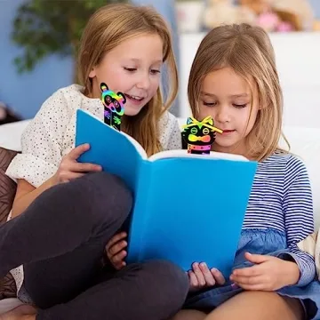 Animal Scratch Bookmarks DIY Fun Art Kit for Kids