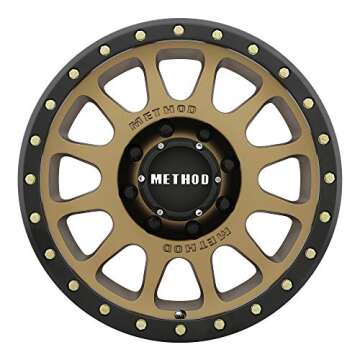 Method Race Wheels 305 NV Method Bronze/Black Street Loc 17x8.5" 8x6.5", 0mm offset 4.75" Backspace,...